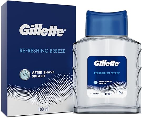 Gillette AFTER SHAVE SPLASH REFRESHING BREEZE , White 100ml