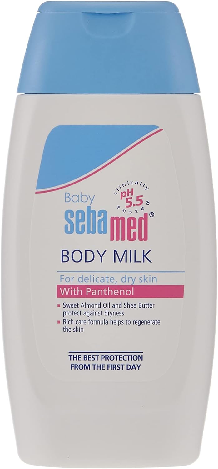 Sebamed Baby Body Milk, 200 ML, White
