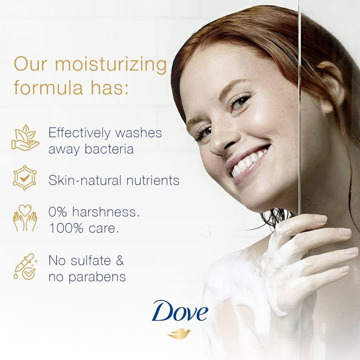 Dove Relaxing Body Wash With Renew Blend technology, Lavender Oil and Rosemary Extract, With ¼ moisturizing cream, 500ml