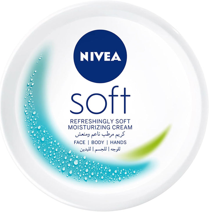 NIVEA Moisturizing Cream, Soft Refreshing, Jar 200ml