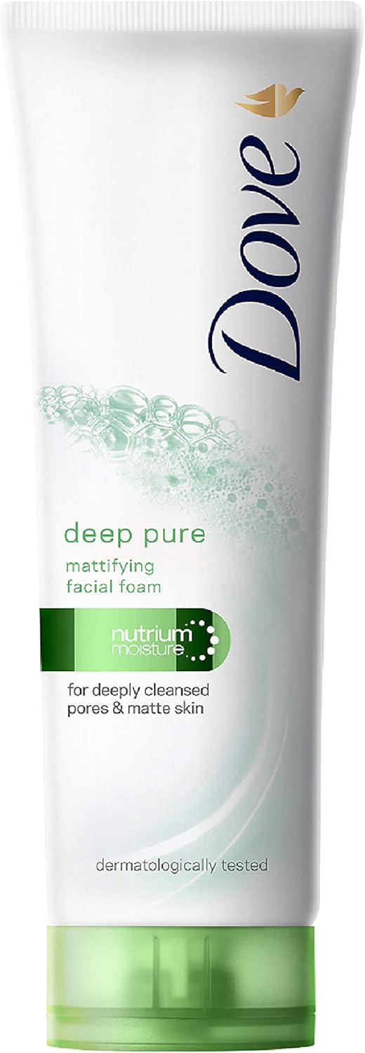 Dove Deep Pure Oil Control Facial Cleanser Nutrium Moisture Beauty Serum 100g
