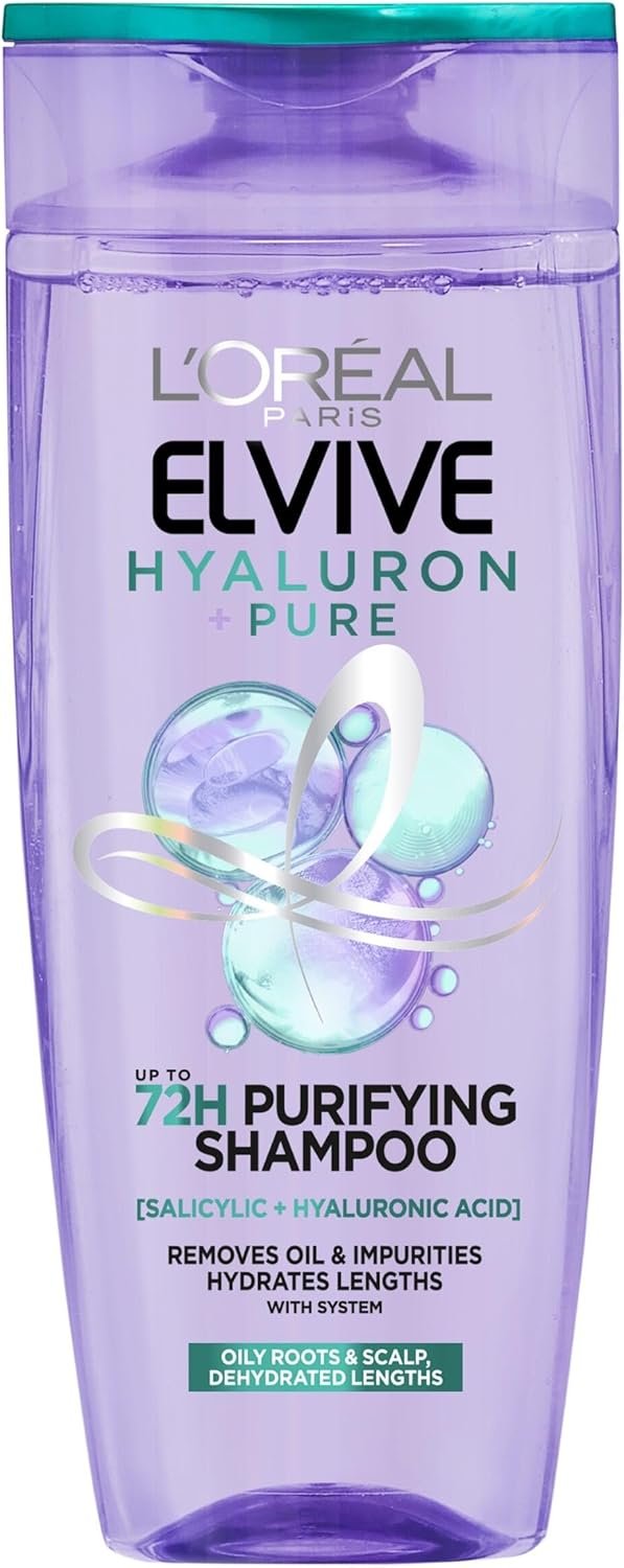 L’Oréal Paris Elvive Hyaluron Pure Shampoo For Oily Scalp & Dehydrated Lengths