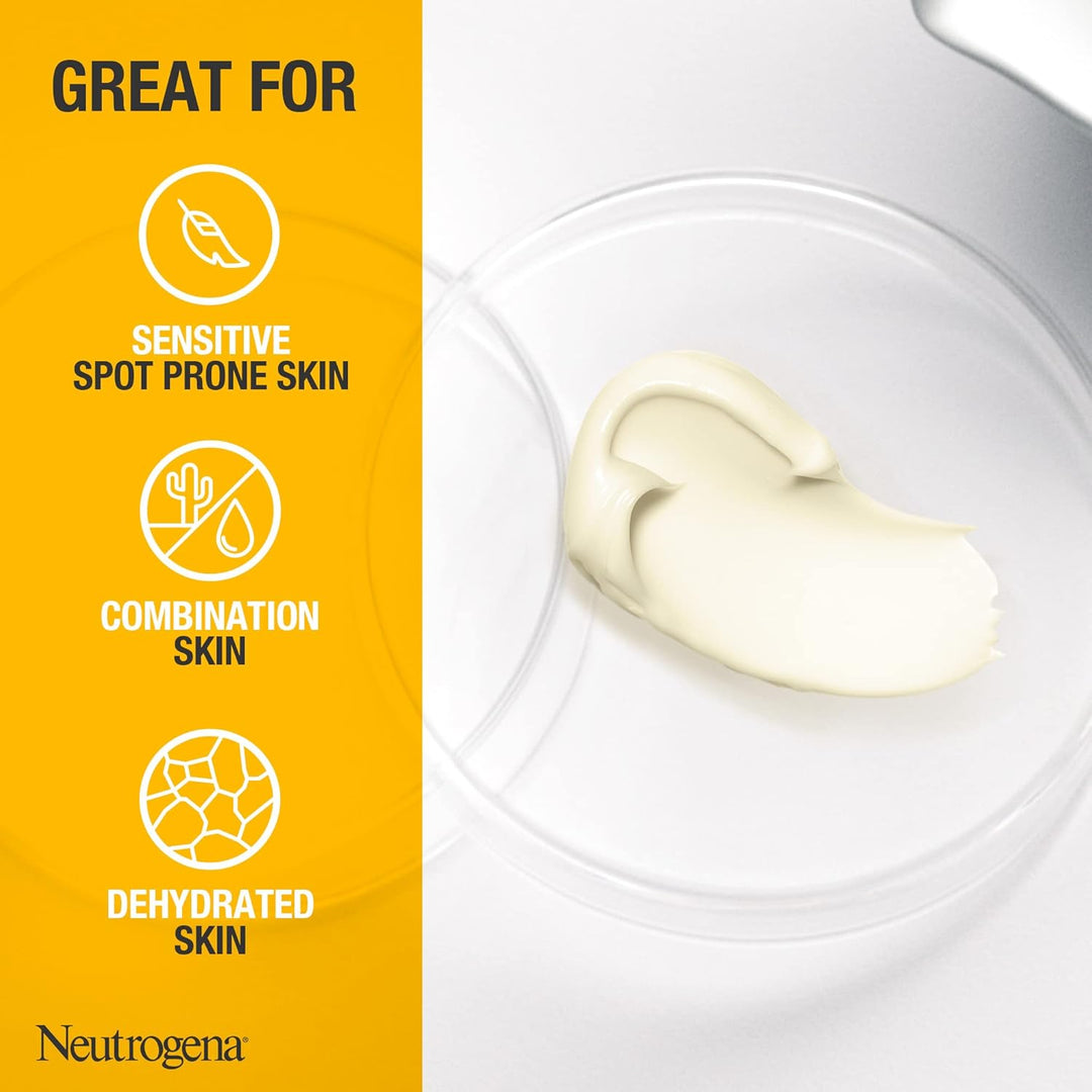 Neutrogena, Soothing Clear Oil-Free Moisturiser, Hydrates & Calms Stressed Skin, 75ml