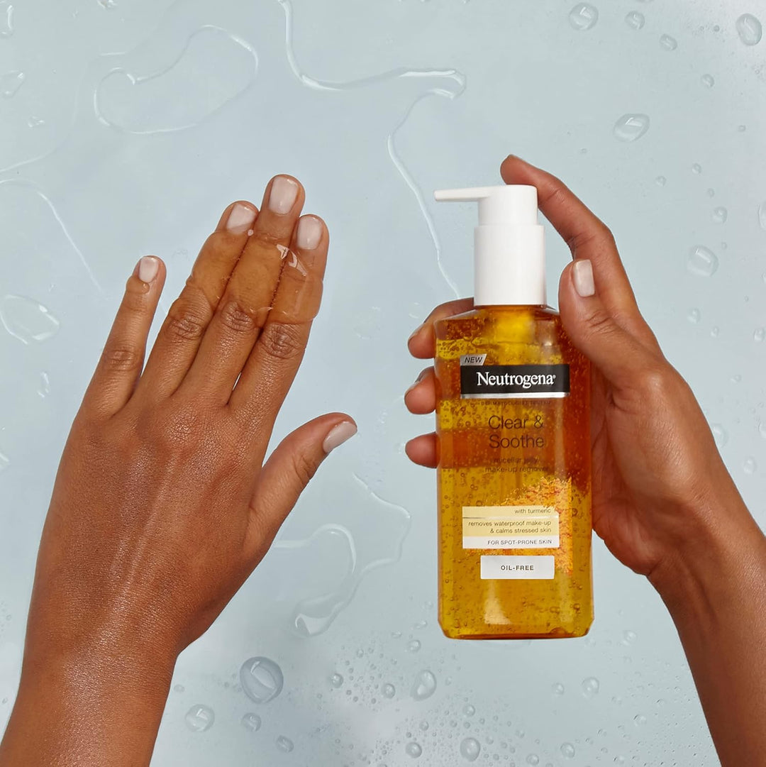 Neutrogena Clear and Smooth Micellar Jelly Make-up Remover with Turmeric