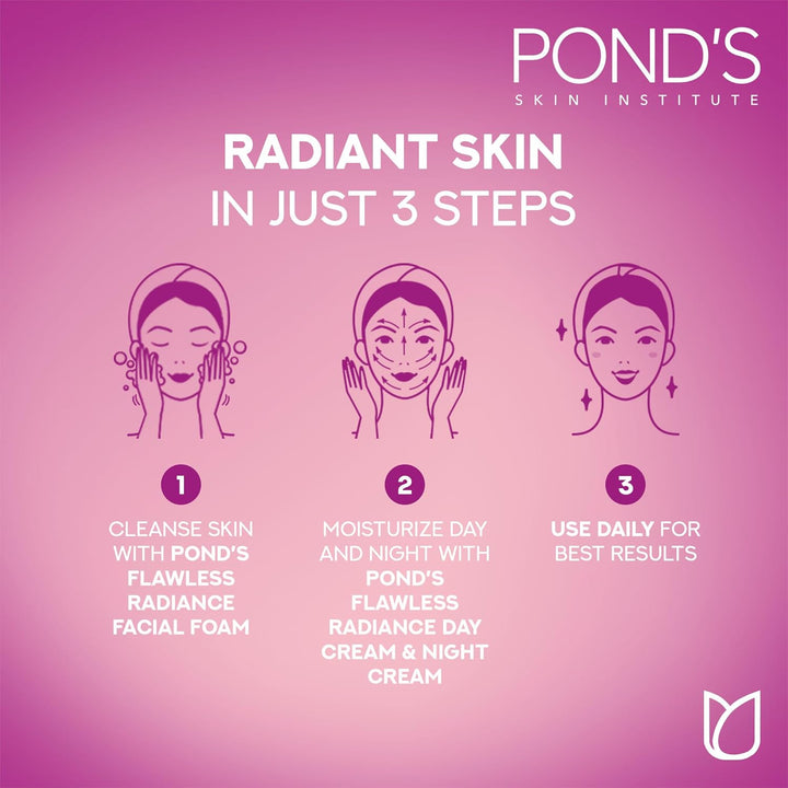 Pond's Skin Institute Flawless Radiance Even Tone Facial Foam For Glowing Even-Toned Skin
