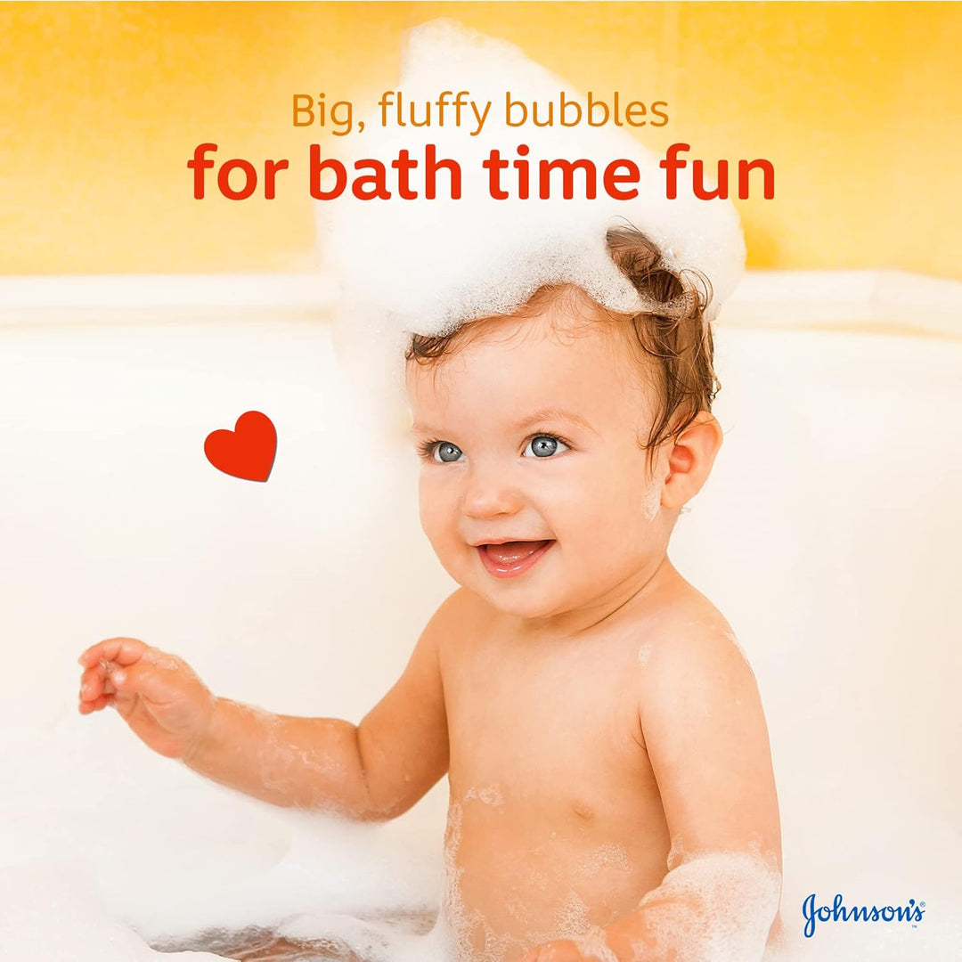 Johnson's Baby Toddler & Kids Bubble Bath & Wash. NO MORE TEARS formula, gentle to the eyes as pure water and gently cleanses baby’s skin without drying, 500ml