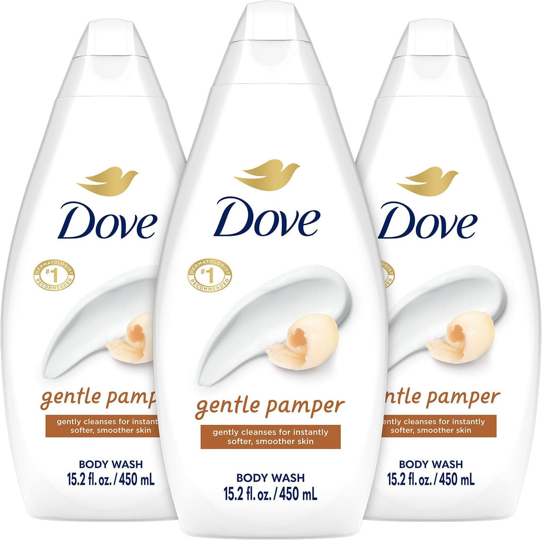 Dove Silk Glow Nourishing Body Wash, 16.9 Ounce / 500 Ml (Pack of 3)
