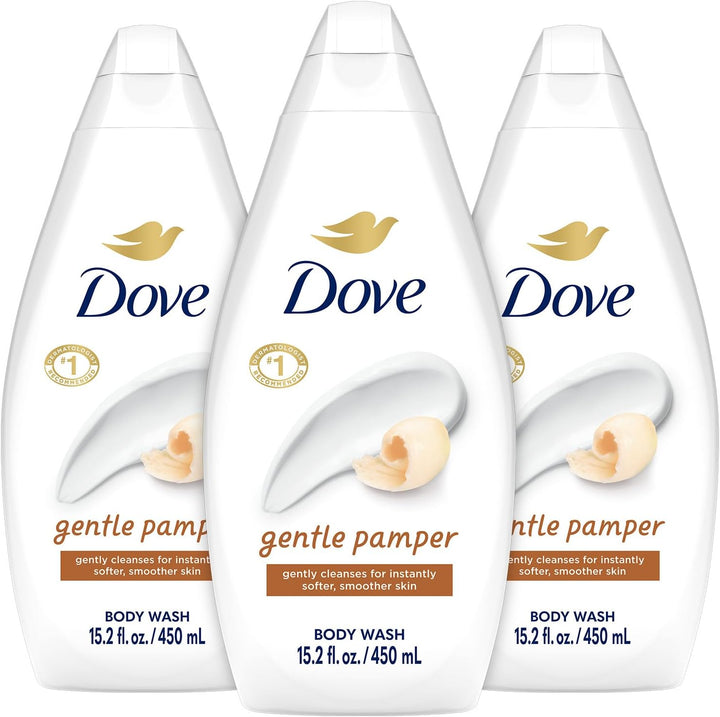 Dove Silk Glow Nourishing Body Wash, 16.9 Ounce / 500 Ml (Pack of 3)