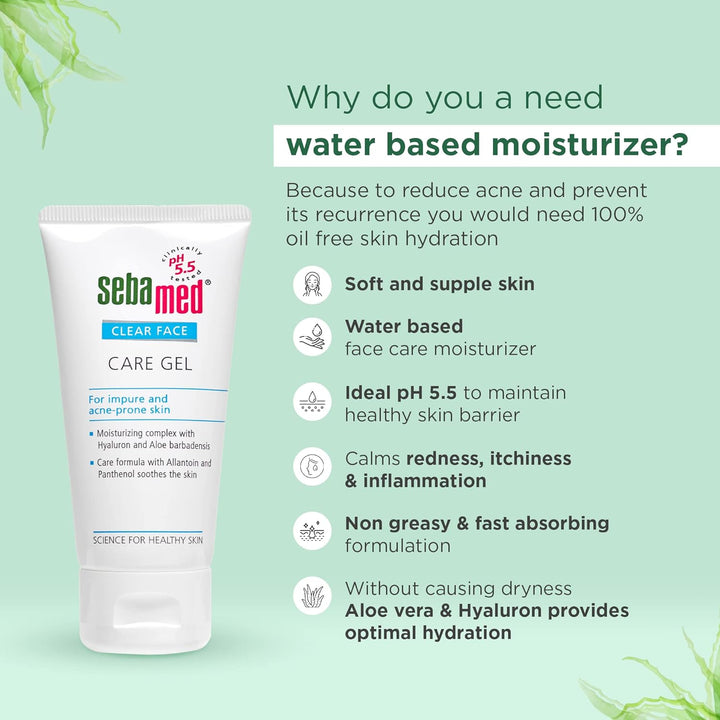 SEBAMED Clear Face Care Gel, 50 Ml