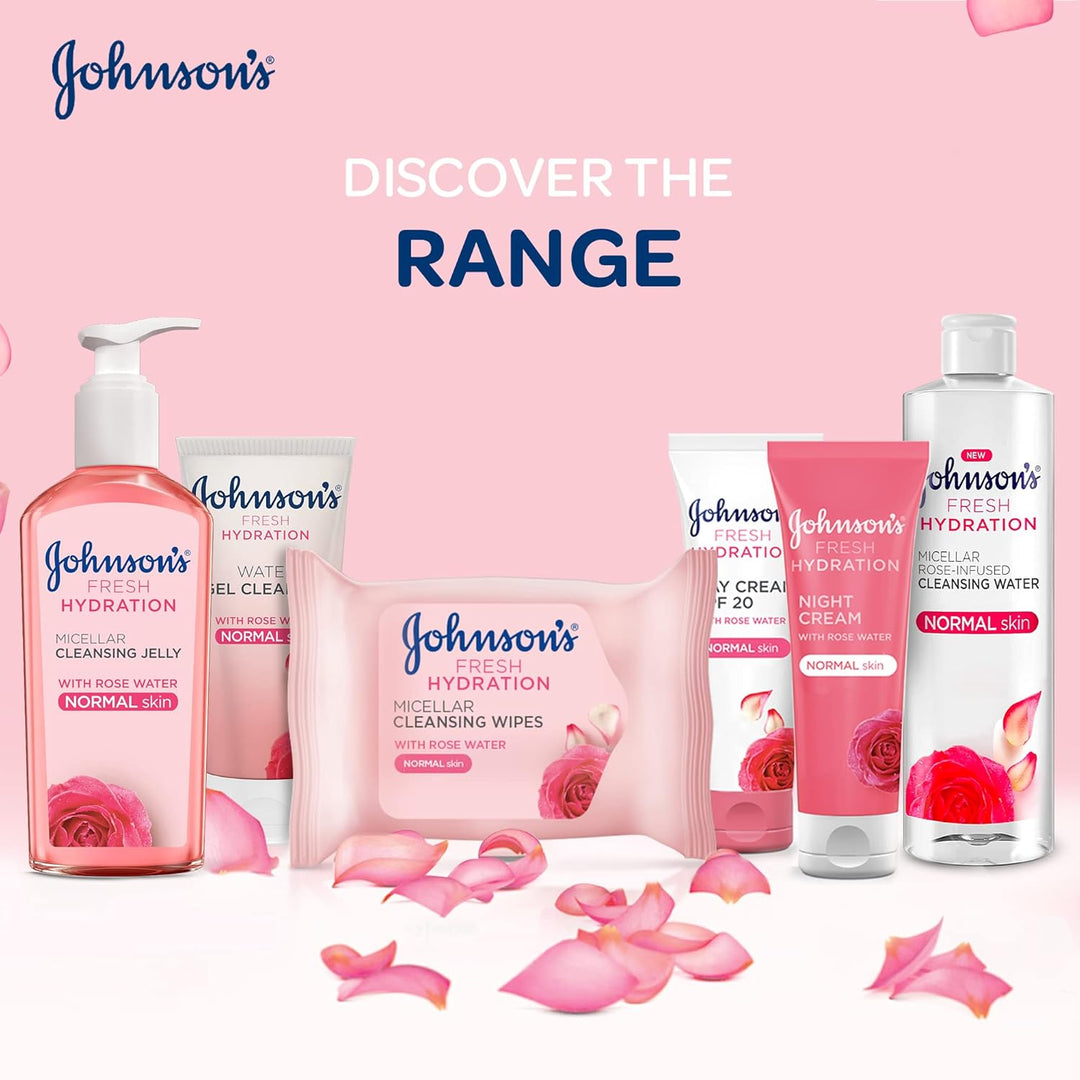 JOHNSON Fresh Hydration Micellar Cleansing Jelly with Rose Water Normal Skin