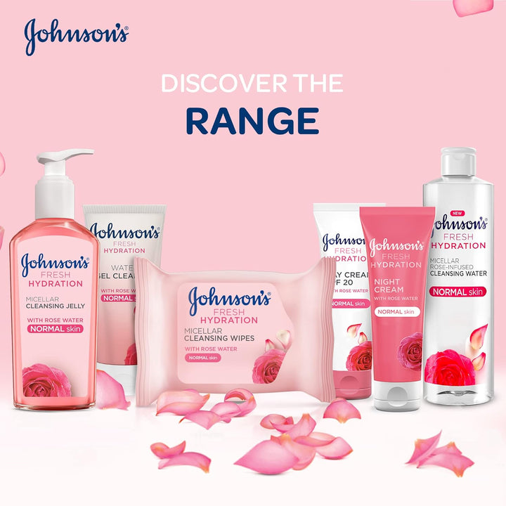 JOHNSON Fresh Hydration Micellar Cleansing Jelly with Rose Water Normal Skin