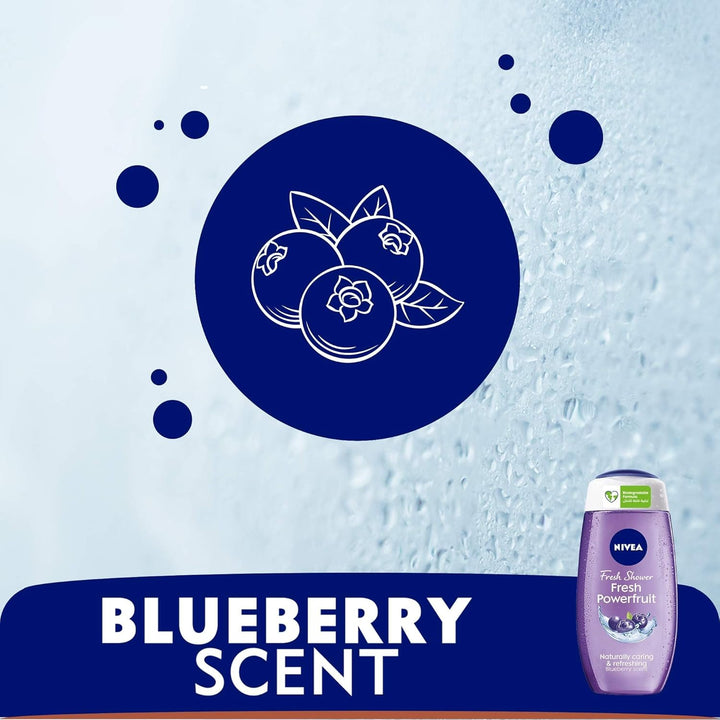 Fresh Powerfruit Shower Gel, Wild Berry Scent, 250 ml