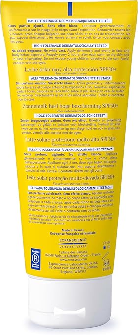 Mustela Very High Protection SPF 50+ Sun Lotion