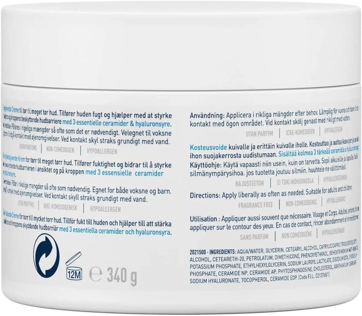 Cerave Moisturizing Cream for Dry Skin with Hyaluronic Acid