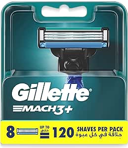Gillette Mach3 Men's Razor Blade Refills, 4 / 5 / 8 Count