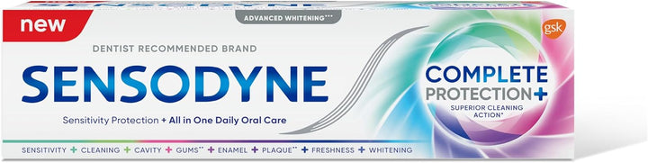 Sensodyne Advanced Complete Protection+ Advanced Whitening Toothpaste for Sensitive Teeth, 75ml