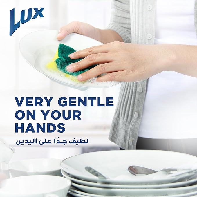LUX Sunlight Dishwash Liquid, for sparkling clean dishes, Regular, tough on grease & mild on hands, 750ml