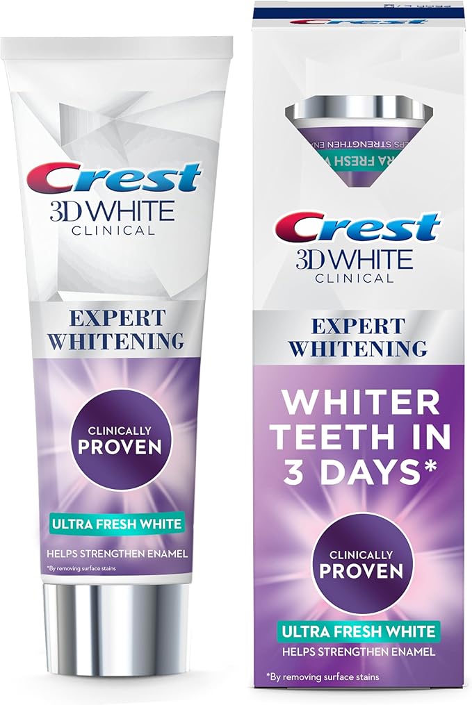 Crest 3DWhite Clinical Ultra Fresh White Advanced Whitening Technology Toothpaste 75ml