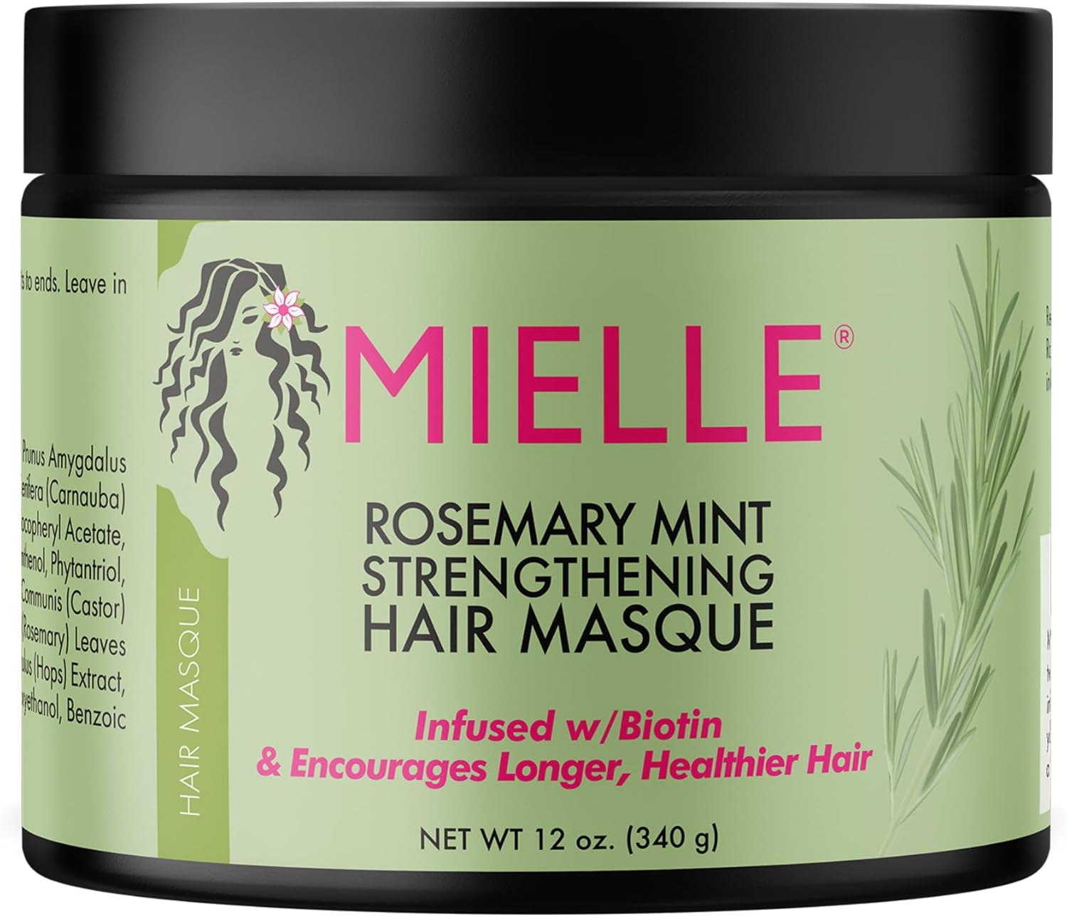 Mielle Rosemary Mint Strengthening Hair Masque 340g