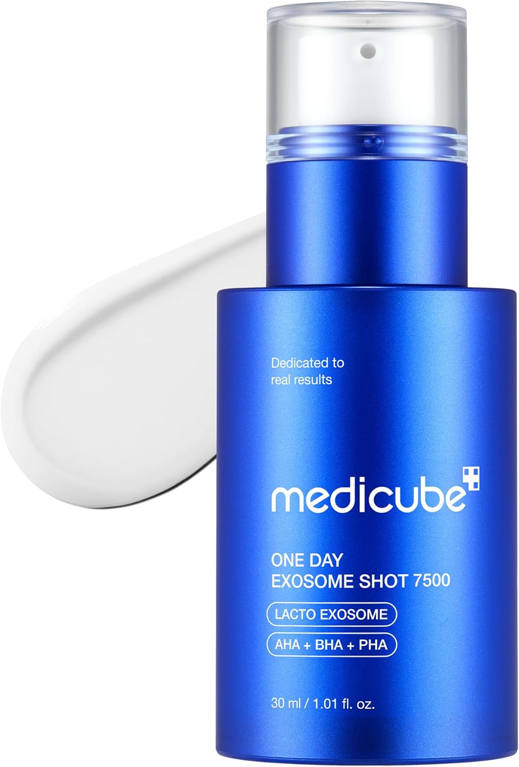 medicube Zero Exosome Shot 7,500 PPM Spicule Facial Serum | Liquid Booster Serum | Exosome, AHA+BHA+PHA | Pore Care, Dead Skin Cells, Skin Texture | Korean Skin Care 1.01 fl.oz