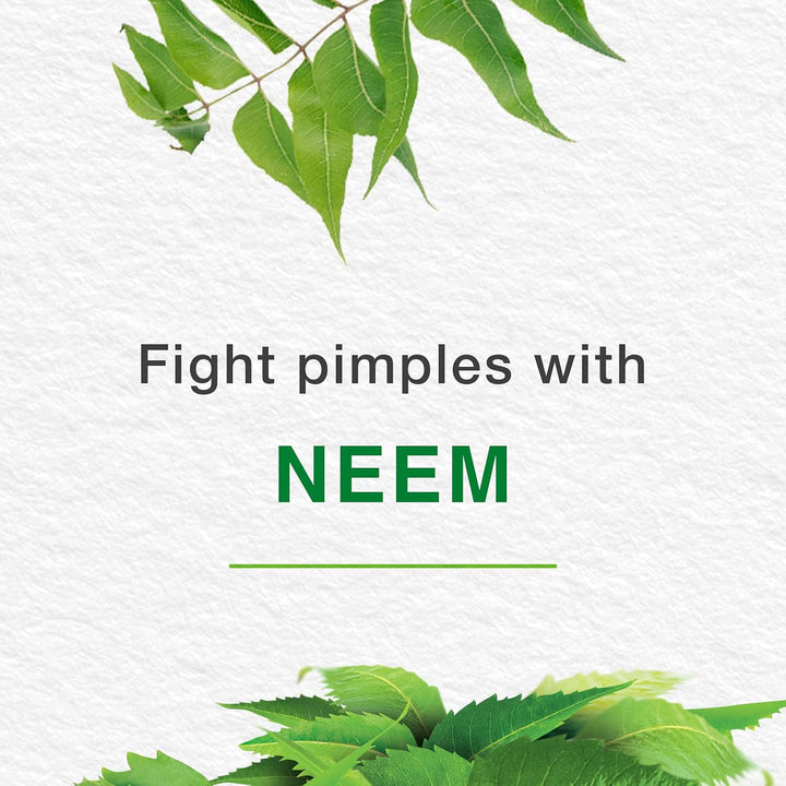 Pimple Clear Neem Face Wash Unclogs Pores and Acts Fast on Men's Pimples -100ml| No.1 Face Wash Brand in UAE