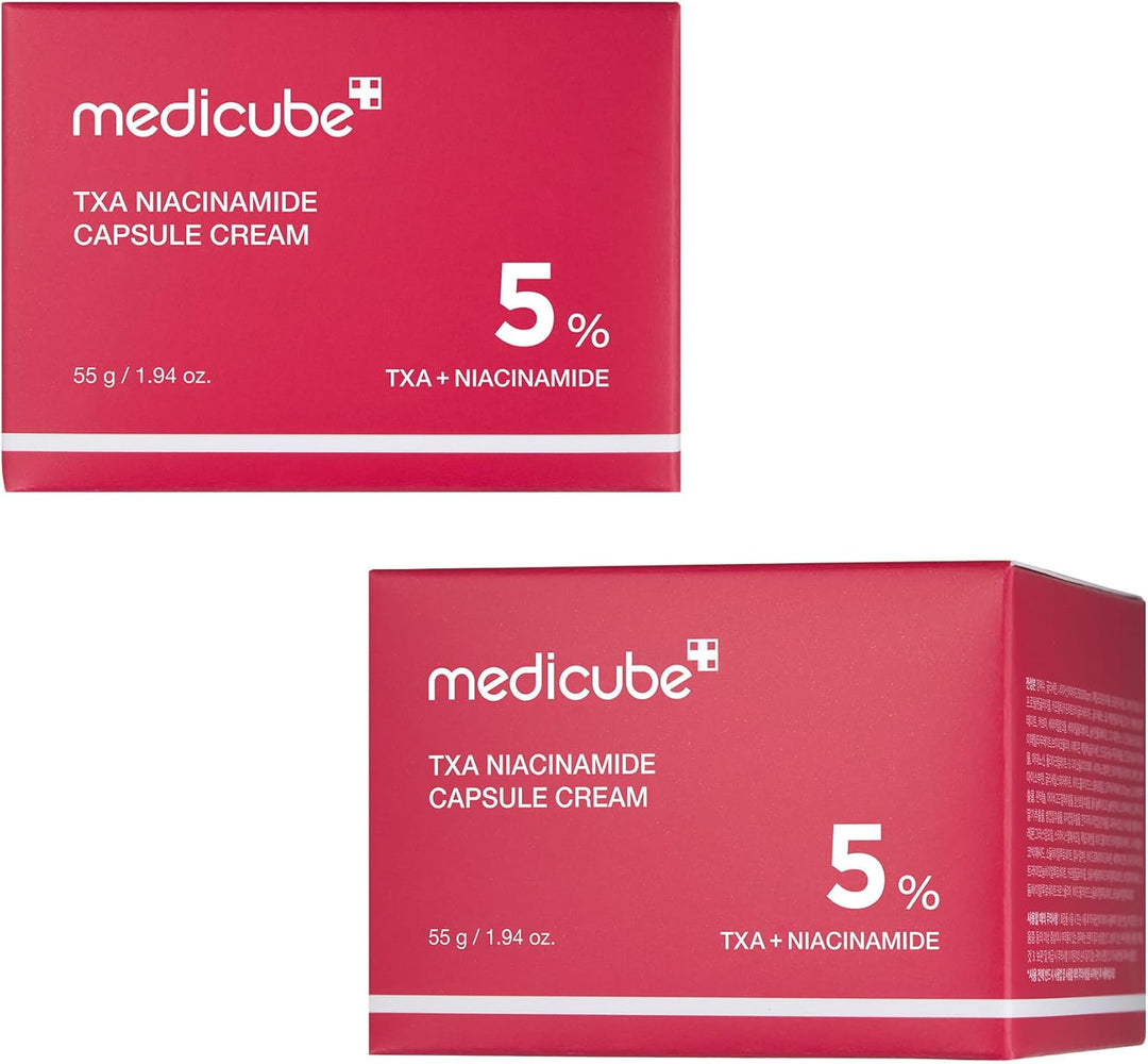 medicube TXA+Niacinamide Capsule Cream | Dual Radiance Moisturizer, Ideal for Use After Spot Care | For Uneven Skin Tone, Texture & Hydration | 99% Pure Tranexamic Acid | Korean Skincare | 1.94oz