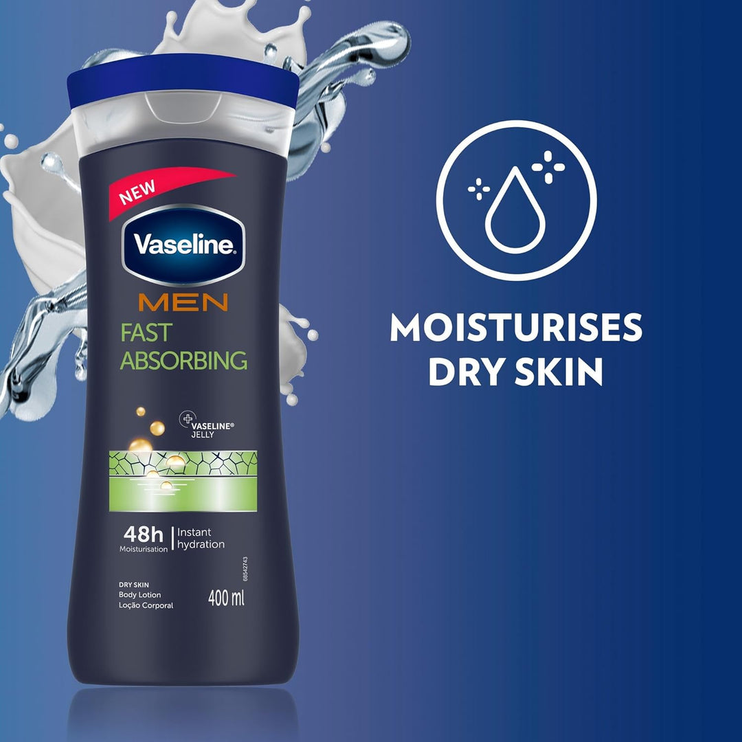 Vaseline Men Fast Absorbing 400ml