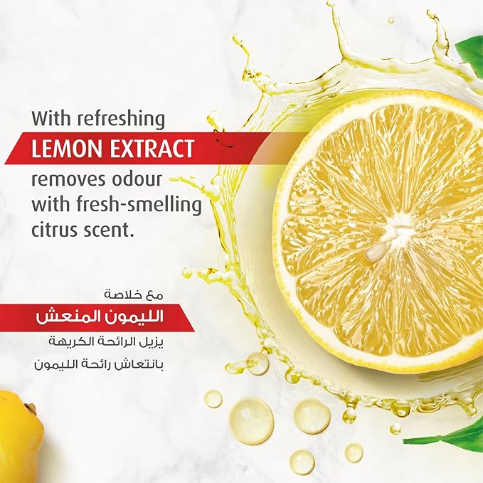 Lifebuoy Antibacterial Hand Wash, Lemon Fresh, for 100% stronger germ protection & odour removal, 500ml