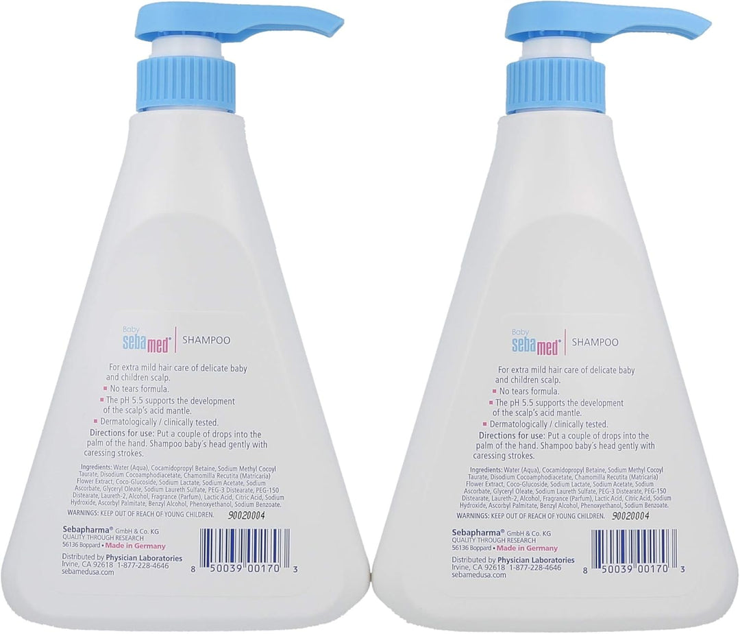 Sebamed Baby Shampoo 500ML, Pack of 2 (TWIN PACK)