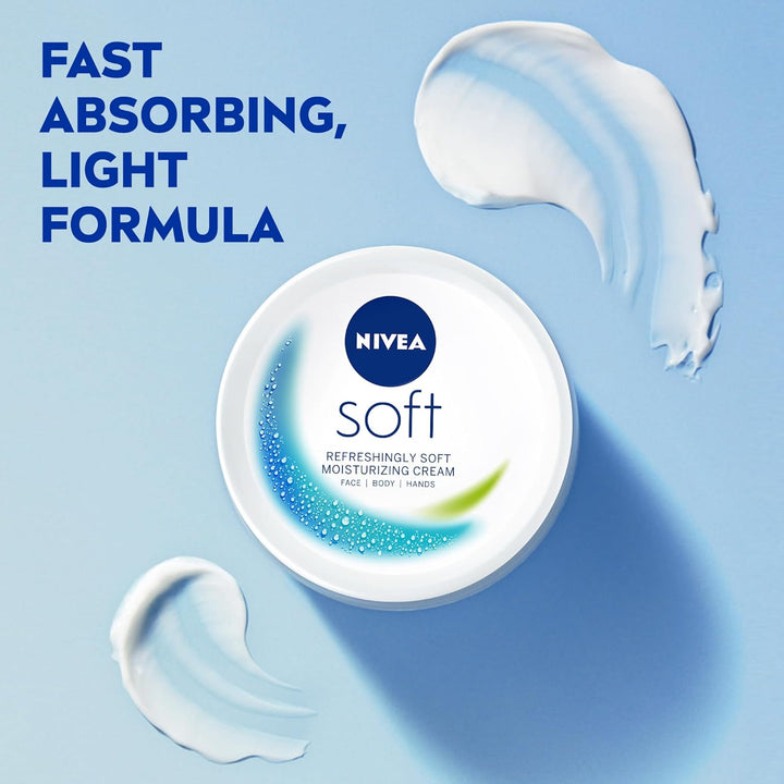 Nivea Soft Moisturizing Cream Face Body Hands 50ml