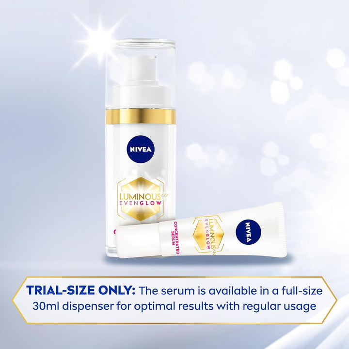 Nivea LUMINOUS630 Even Glow Concentrated Face Serum, Reduces Spots in 2 Weeks, Brighter and Glowing Complexion, 30ml