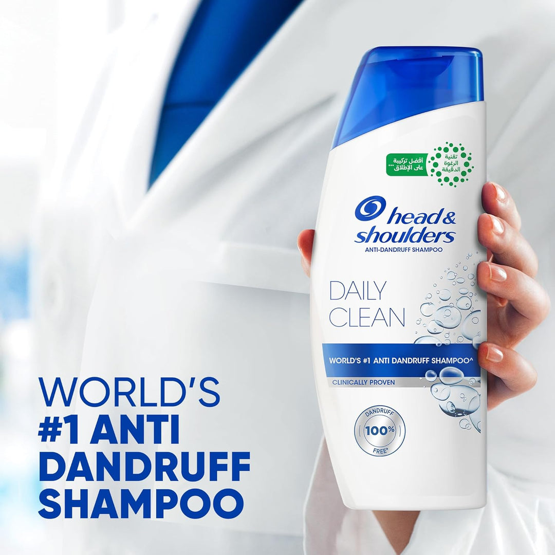 Head & Shoulders Daily Clean Anti-Dandruff Shampoo, 400 ml, Pack of 2