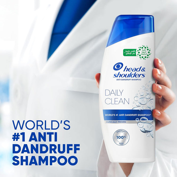 Head & Shoulders Daily Clean Anti-Dandruff Shampoo, 400 ml, Pack of 2