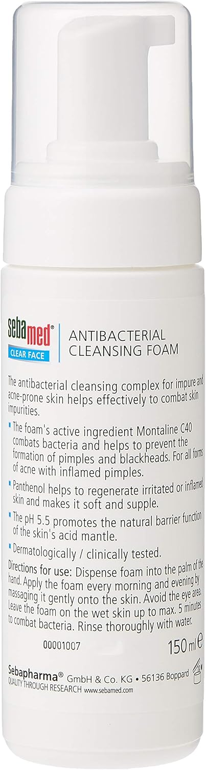 SEBAMED Clear Face Cleansing Foam, 150Ml