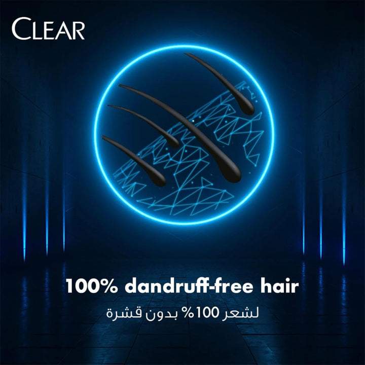 Clear Anti-Dandruff Shampoo, for dandruff prone & itchy scalp, Deep Cleanse purifies and nourishes the scalp, 2 x 350ml