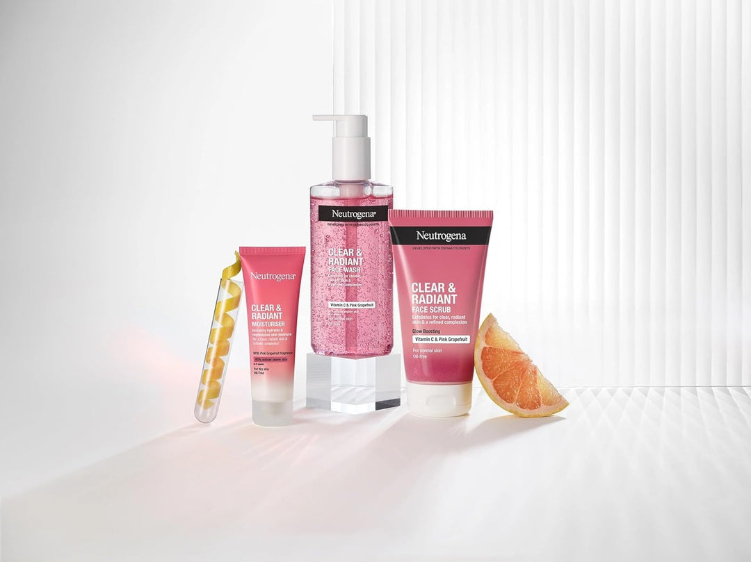 Neutrogena Clear and Radiant Face Wash Vitamin C & Pink Grapefruit