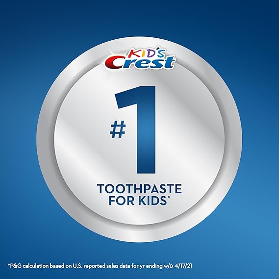Crest For Kids Fluoride Toothpaste, 50ml