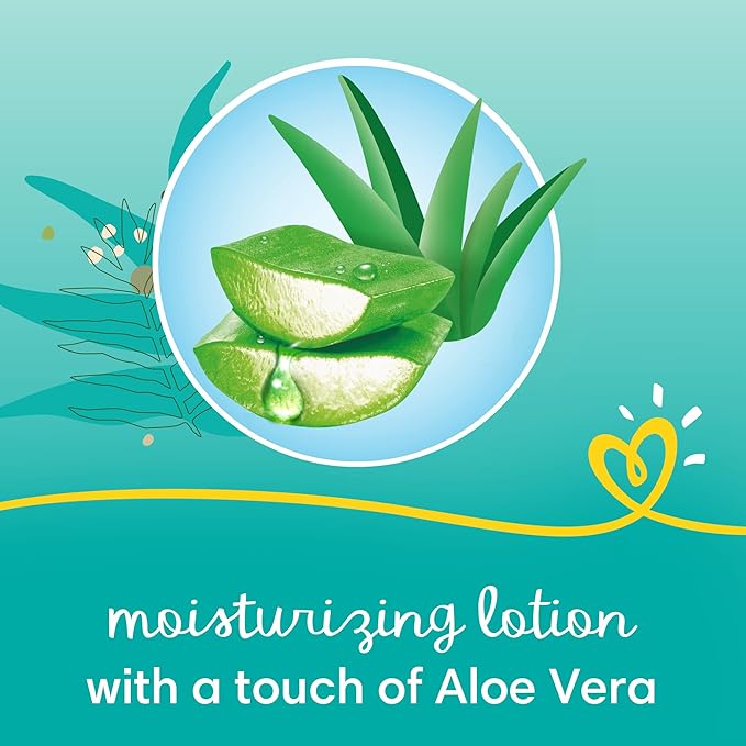 Pampers Baby-Dry Diapers with Aloe Vera Lotion and Leakage Protection, Size 4+, 10-15 kg, 74 Diapers