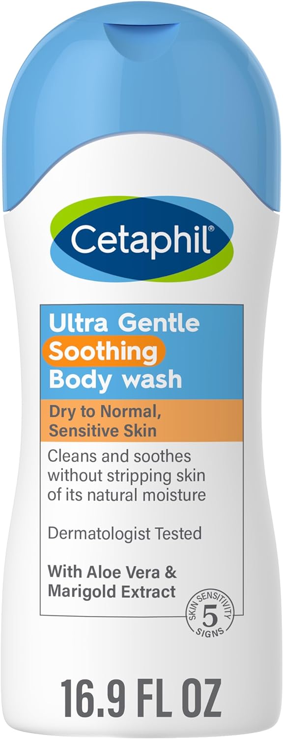 CetaPhil Ultra Gentle Body Wash, Skin Soothing, 16.9 Ounce