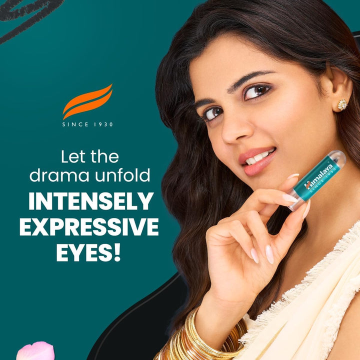 Kajal 100% Natural Black Color Is Fortified with Rich Damask Rose and Almond Oil - 2.7g
