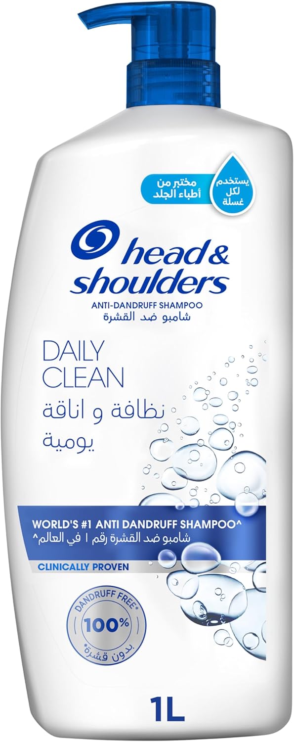 Head & Shoulders Classic Clean, Anti-Dandruff Shampoo for Normal Hair, 1 L