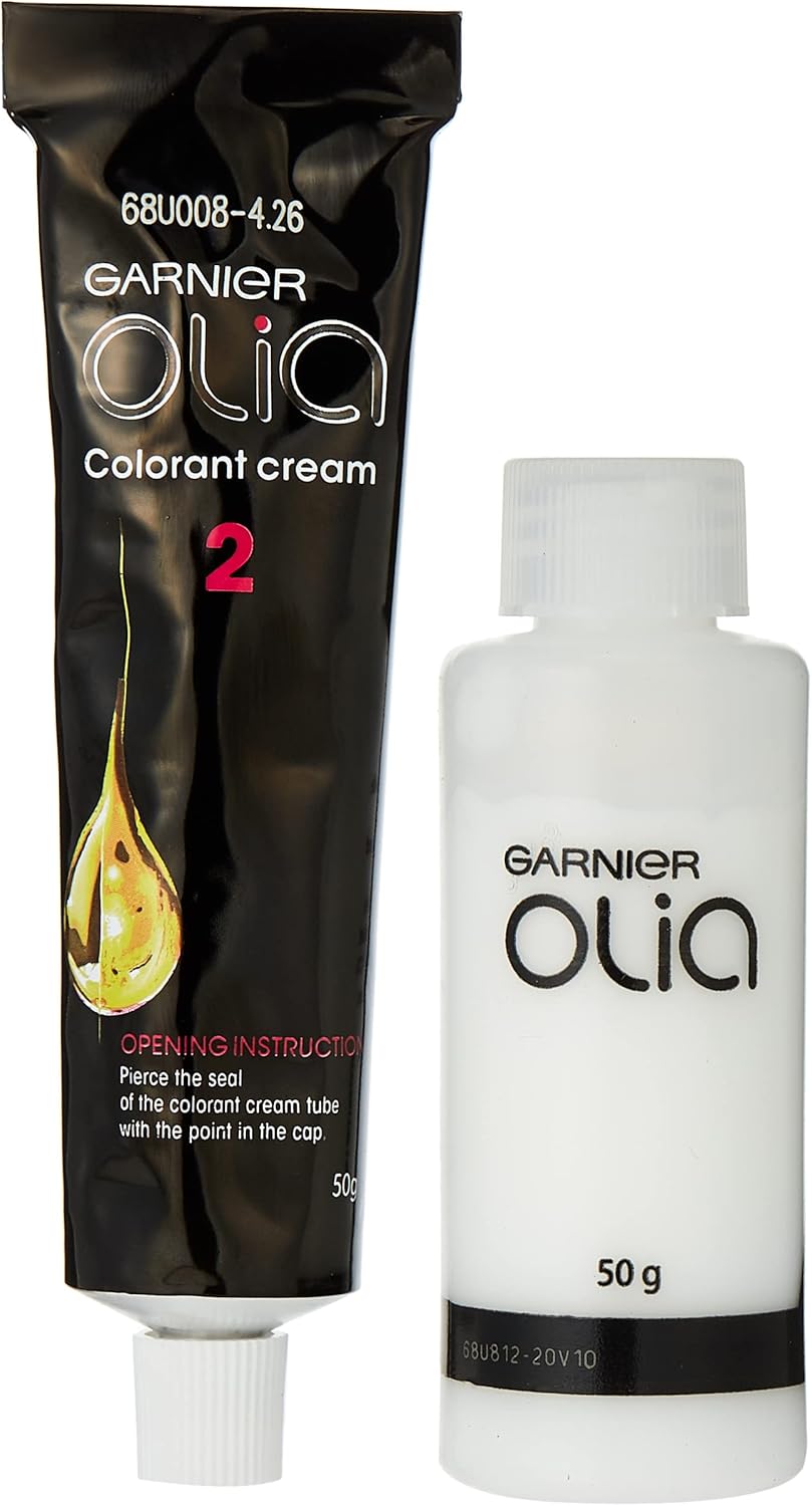 Garnier Olia 4.26 Violet Red, No Ammonia Permanent Hair Color With 60% Oils