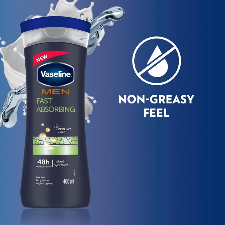 Vaseline Men Fast Absorbing 400ml