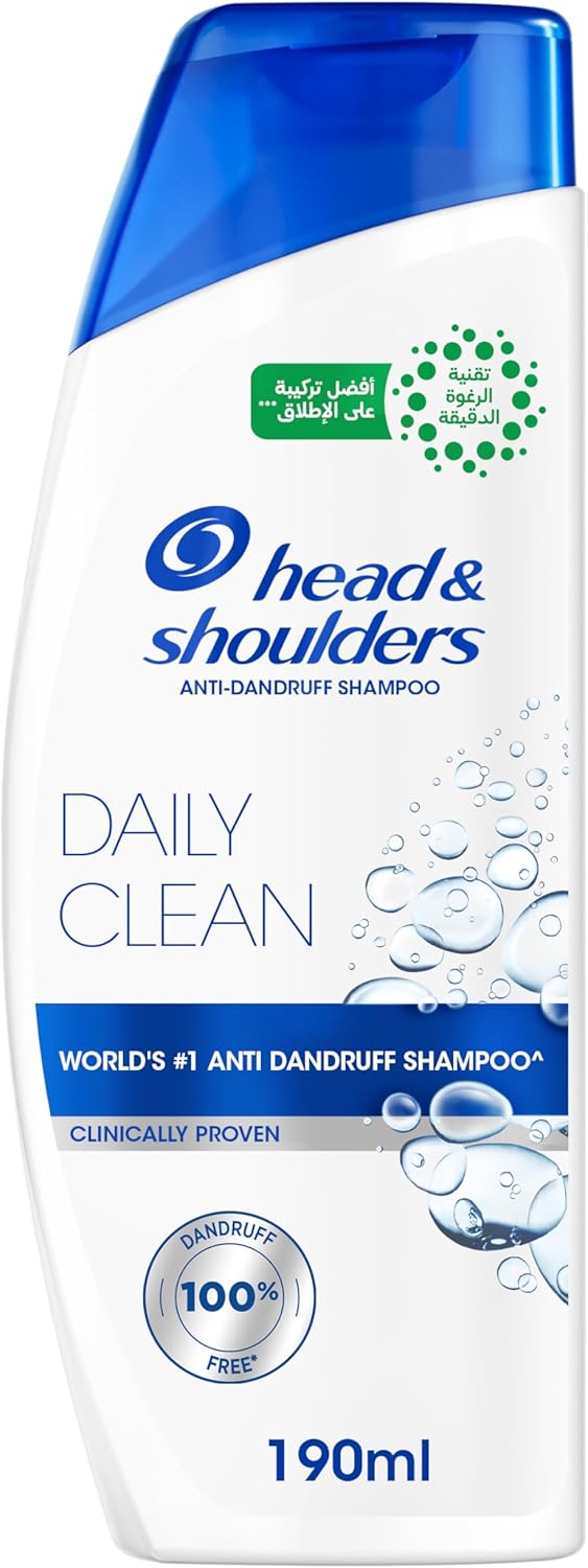 Head & Shoulders Daily Clean Anti-Dandruff Shampoo, 400 ml, Pack of 2