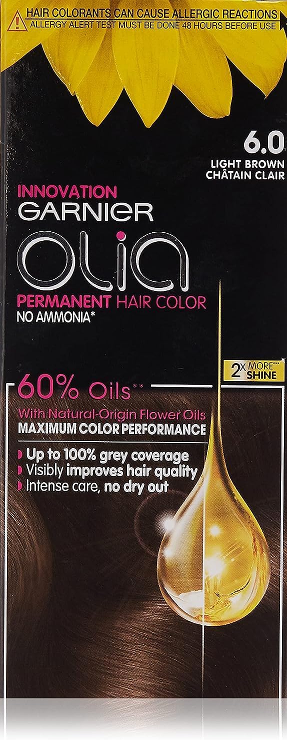 Garnier Permanent Hair Dye 6.0 Light brown