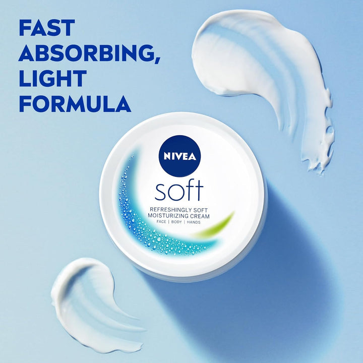 Nivea Soft Moisturizing Cream Face Body Hands 300ml