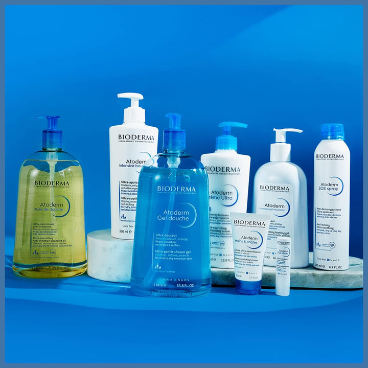 Bioderma Atoderm Intensive Ultra-Soothing Shower Gel For Very Dry To Atopic Skin, 500ML