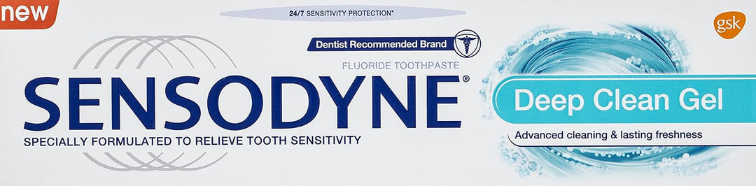 Sensodyne Deep Clean Gel Toothpaste 75ml Pack of 2