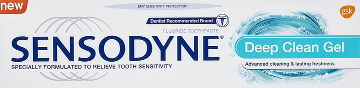 Sensodyne Deep Clean Gel Toothpaste 75ml Pack of 2