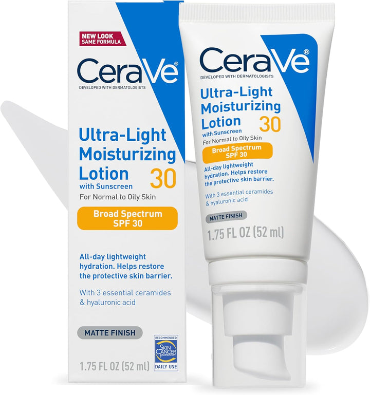 CeraVe ULTRA LIGHT MOISTURIZING LOTION 30 WITH SUNSCREEN 1.7FL OZ (50ml)
